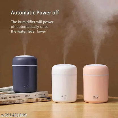 CLEMATIS Humidifier for Room Moisture, Diffuser for Home, Mist Maker, Cool Mist Humidifier, Small Quiet Humidifier, Ultrasonic Essential Oil Diffuser Electric (Multicolour)