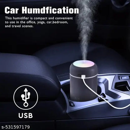 CLEMATIS Humidifier for Room Moisture, Diffuser for Home, Mist Maker, Cool Mist Humidifier, Small Quiet Humidifier, Ultrasonic Essential Oil Diffuser Electric (Multicolour)