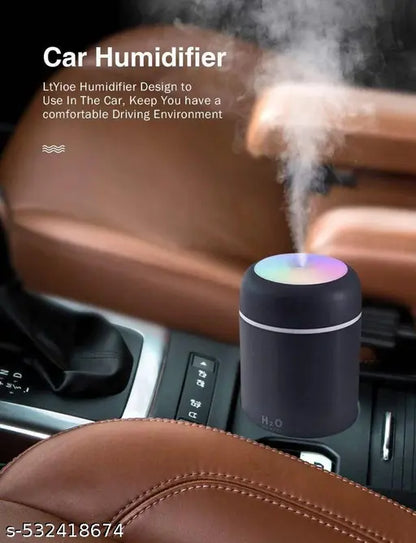 CLEMATIS Humidifier for Room Moisture, Diffuser for Home, Mist Maker, Cool Mist Humidifier, Small Quiet Humidifier, Ultrasonic Essential Oil Diffuser Electric (Multicolour)